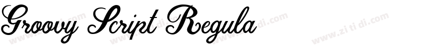 Groovy Script Regula字体转换